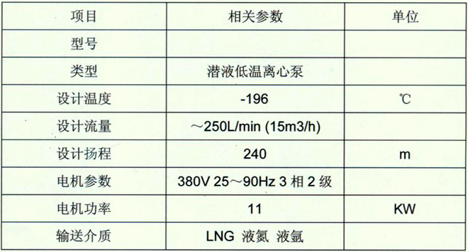 低温潜液离心泵容器（泵池）